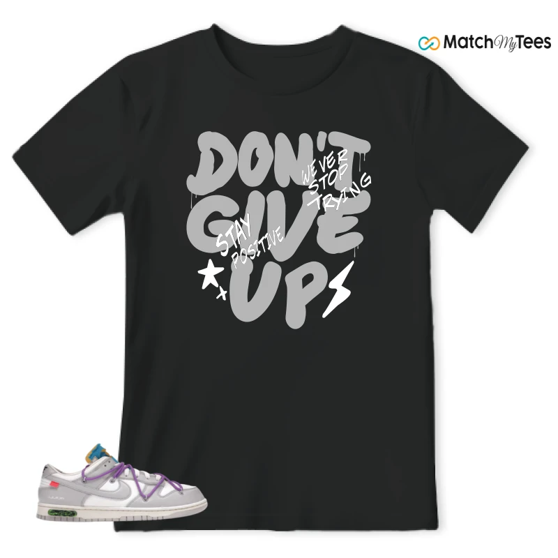 NIKE DUNK LOW OFF-WHITE LOT 47 SNEAKER Matching Tees t-shirt
