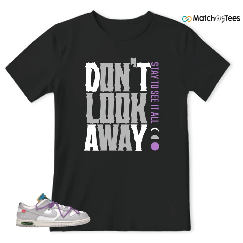 NIKE DUNK LOW OFF-WHITE LOT 47 SNEAKER Matching Tees t-shirt
