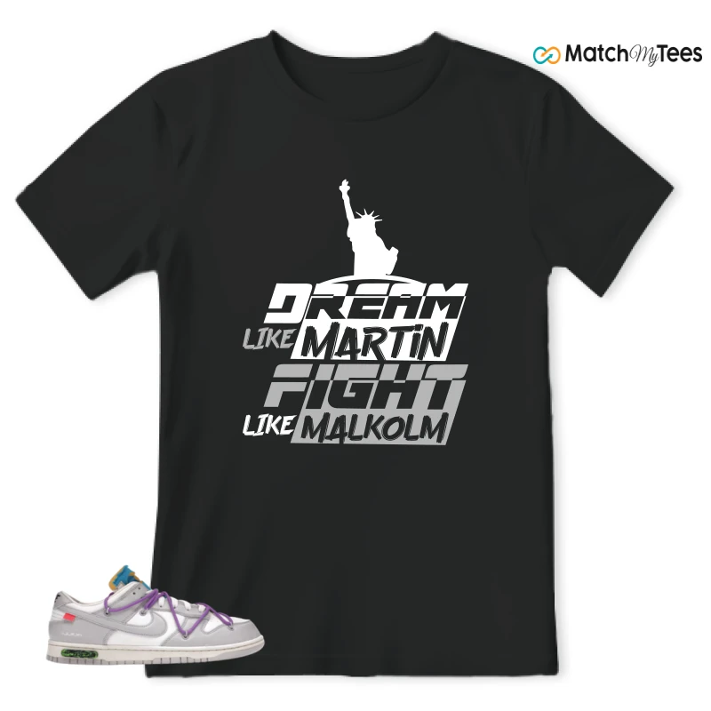 NIKE DUNK LOW OFF-WHITE LOT 47 SNEAKER Matching Tees t-shirt