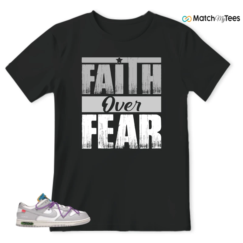 NIKE DUNK LOW OFF-WHITE LOT 47 SNEAKER Matching Tees t-shirt