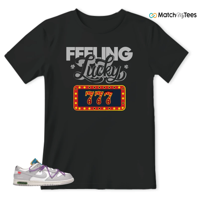 NIKE DUNK LOW OFF-WHITE LOT 47 SNEAKER Matching Tees t-shirt