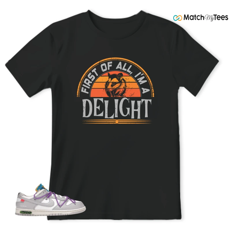 NIKE DUNK LOW OFF-WHITE LOT 47 SNEAKER Matching Tees t-shirt