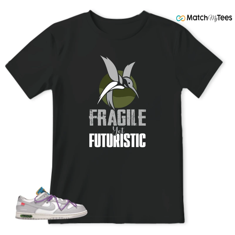 NIKE DUNK LOW OFF-WHITE LOT 47 SNEAKER Matching Tees t-shirt