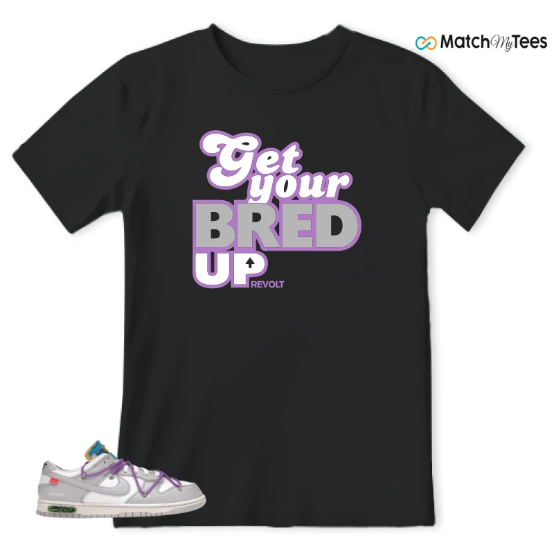 NIKE DUNK LOW OFF-WHITE LOT 47 SNEAKER Matching Tees t-shirt