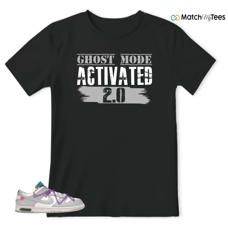 NIKE DUNK LOW OFF-WHITE LOT 47 SNEAKER Matching Tees t-shirt