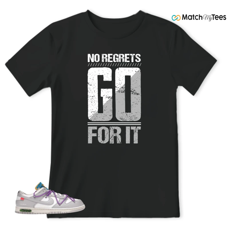 NIKE DUNK LOW OFF-WHITE LOT 47 SNEAKER Matching Tees t-shirt