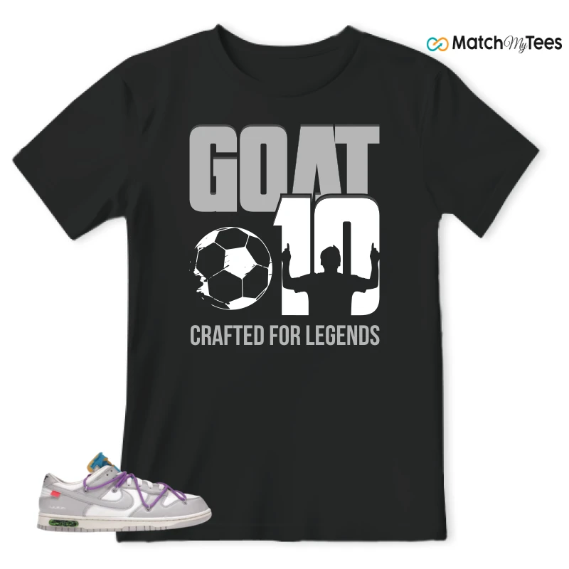 NIKE DUNK LOW OFF-WHITE LOT 47 SNEAKER Matching Tees t-shirt