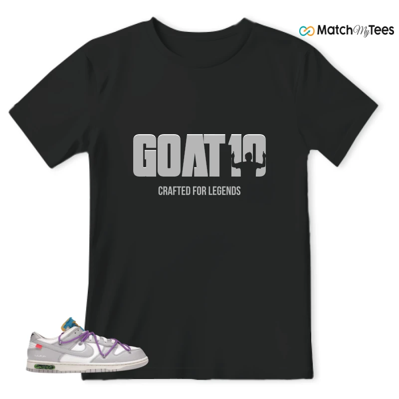 NIKE DUNK LOW OFF-WHITE LOT 47 SNEAKER Matching Tees t-shirt