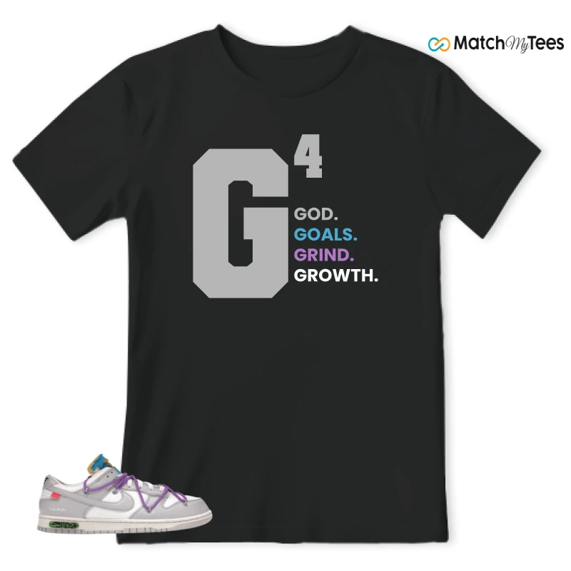 NIKE DUNK LOW OFF-WHITE LOT 47 SNEAKER Matching Tees t-shirt