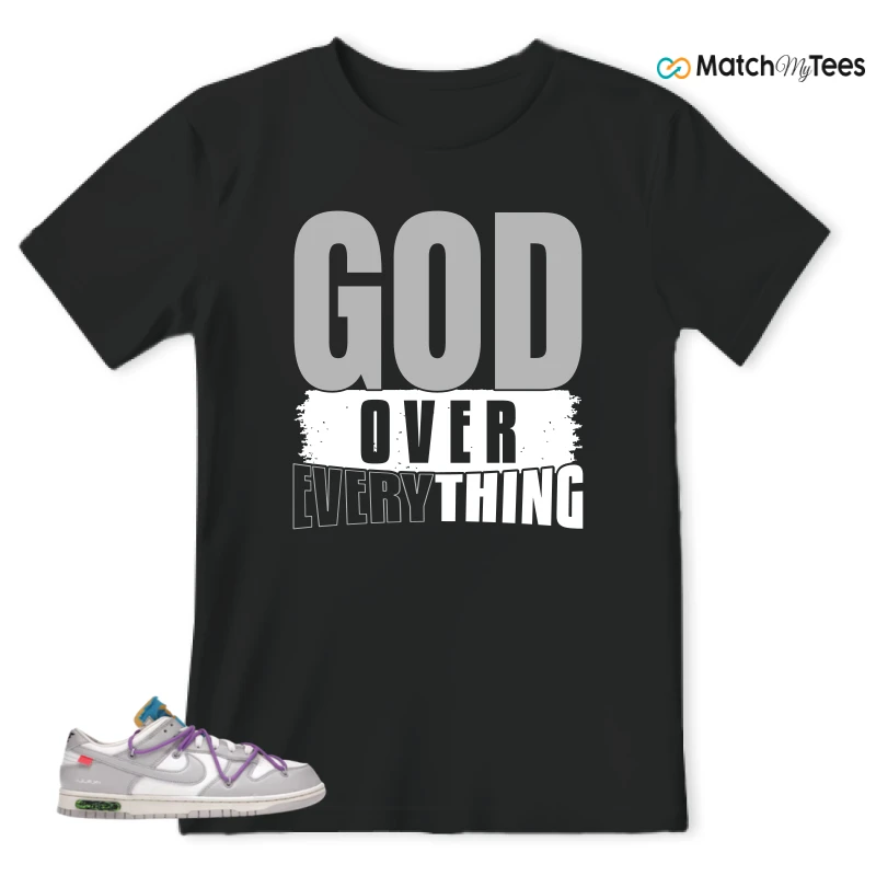 NIKE DUNK LOW OFF-WHITE LOT 47 SNEAKER Matching Tees t-shirt