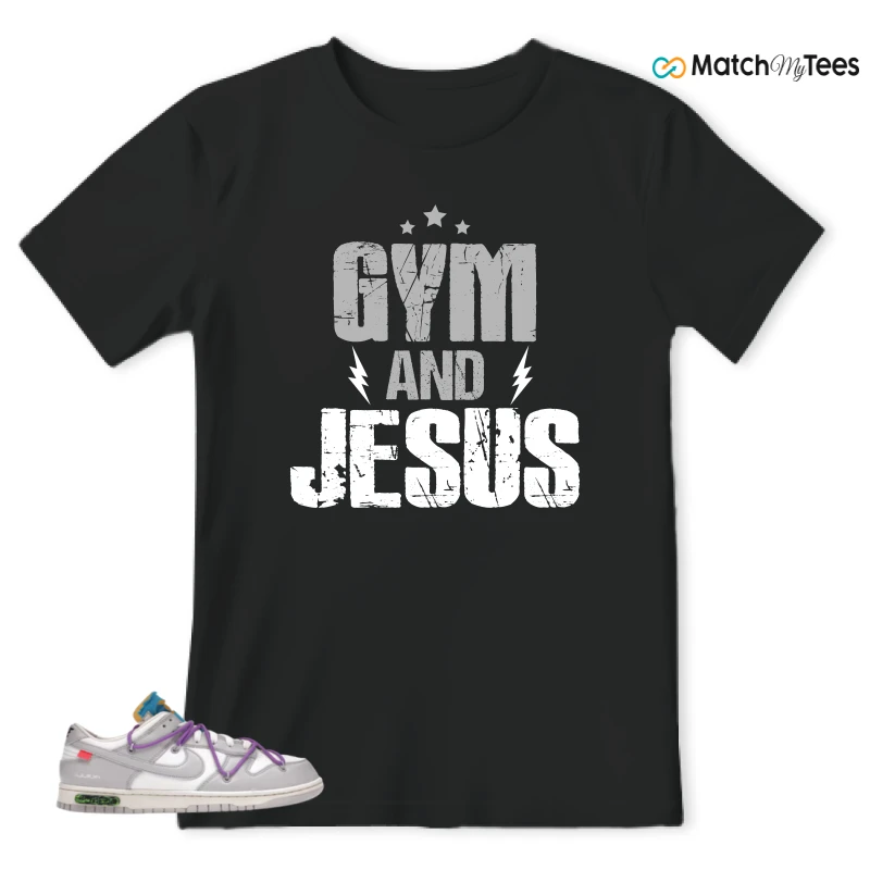 NIKE DUNK LOW OFF-WHITE LOT 47 SNEAKER Matching Tees t-shirt