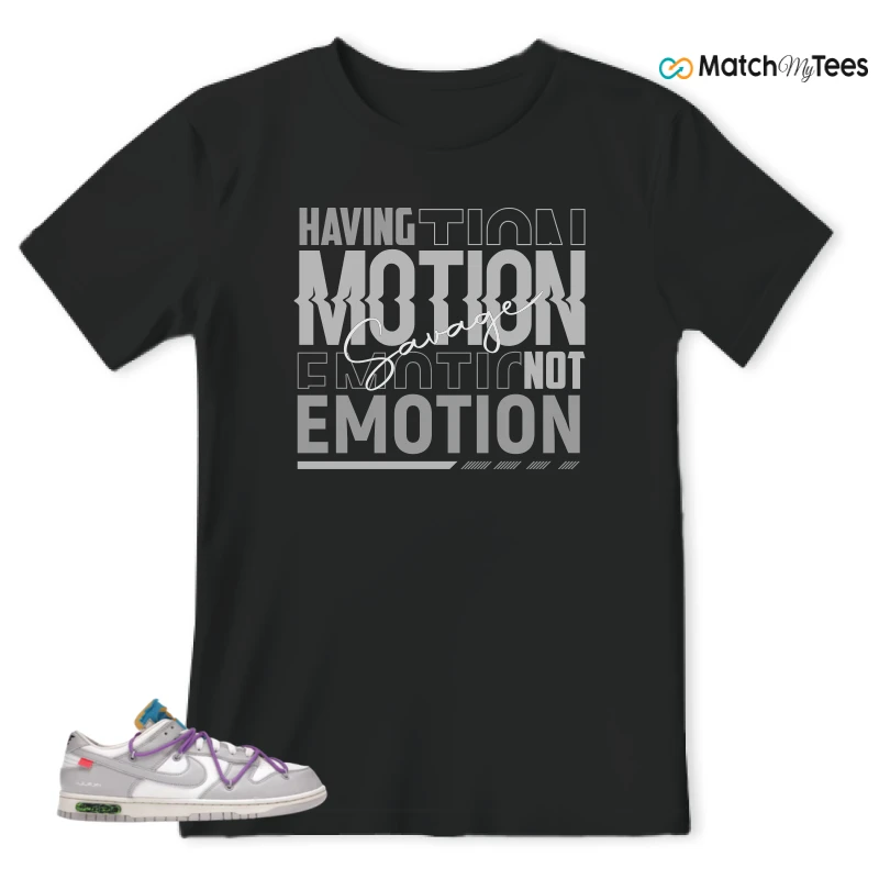 NIKE DUNK LOW OFF-WHITE LOT 47 SNEAKER Matching Tees t-shirt