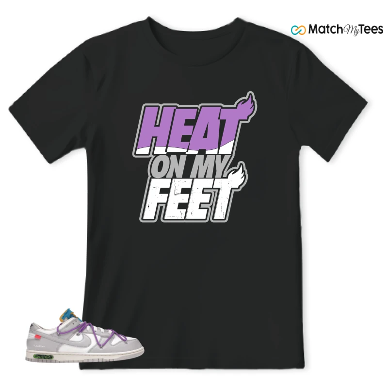 NIKE DUNK LOW OFF-WHITE LOT 47 SNEAKER Matching Tees t-shirt