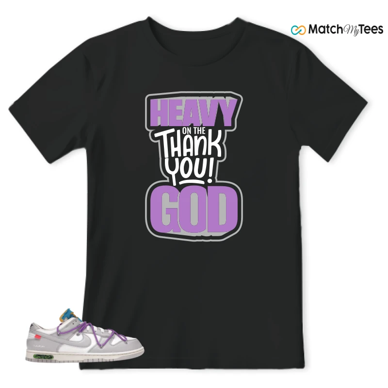 NIKE DUNK LOW OFF-WHITE LOT 47 SNEAKER Matching Tees t-shirt