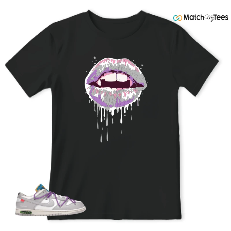 NIKE DUNK LOW OFF-WHITE LOT 47 SNEAKER Matching Tees t-shirt