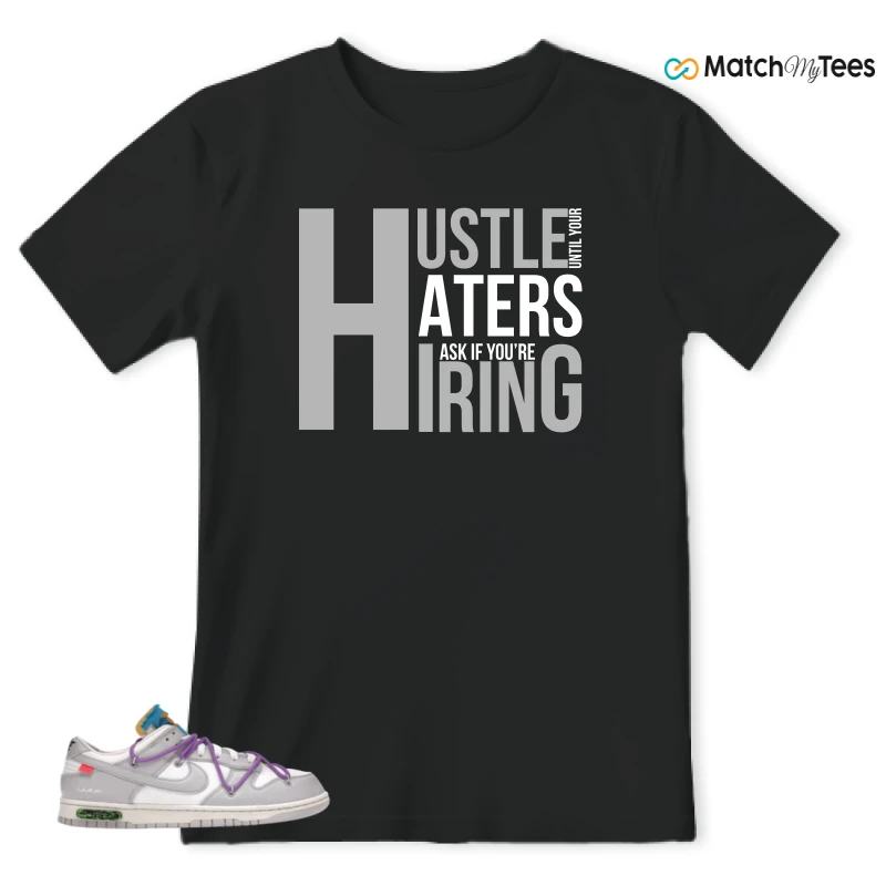 NIKE DUNK LOW OFF-WHITE LOT 47 SNEAKER Matching Tees t-shirt