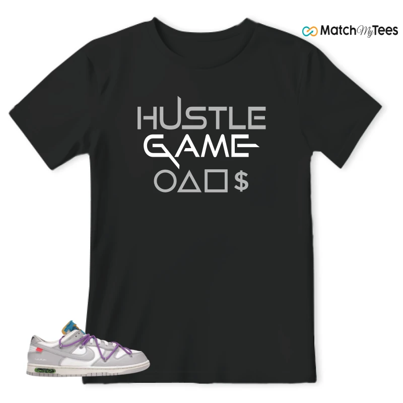 NIKE DUNK LOW OFF-WHITE LOT 47 SNEAKER Matching Tees t-shirt