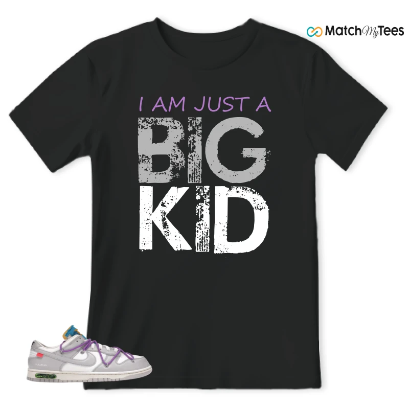 NIKE DUNK LOW OFF-WHITE LOT 47 SNEAKER Matching Tees t-shirt