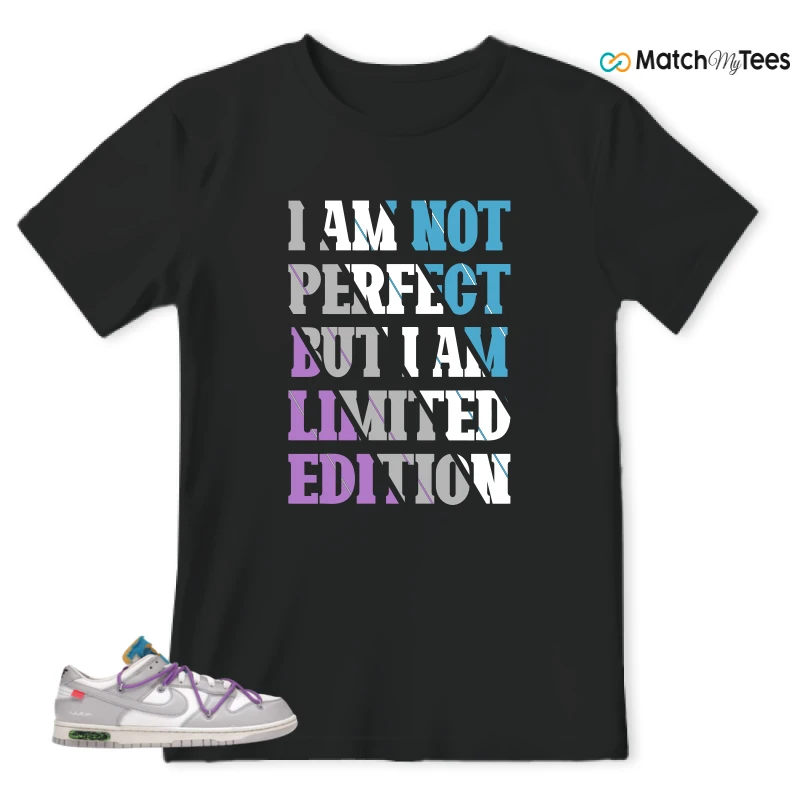 NIKE DUNK LOW OFF-WHITE LOT 47 SNEAKER Matching Tees t-shirt