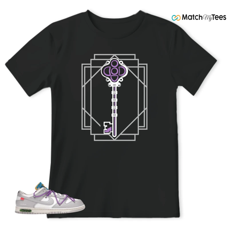 NIKE DUNK LOW OFF-WHITE LOT 47 SNEAKER Matching Tees t-shirt