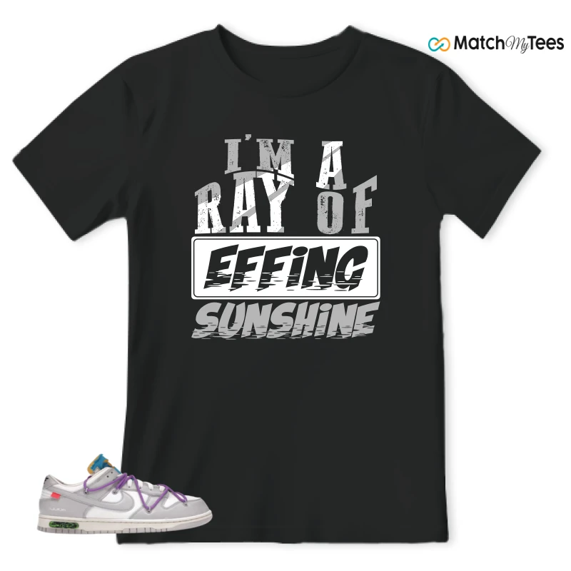 NIKE DUNK LOW OFF-WHITE LOT 47 SNEAKER Matching Tees t-shirt