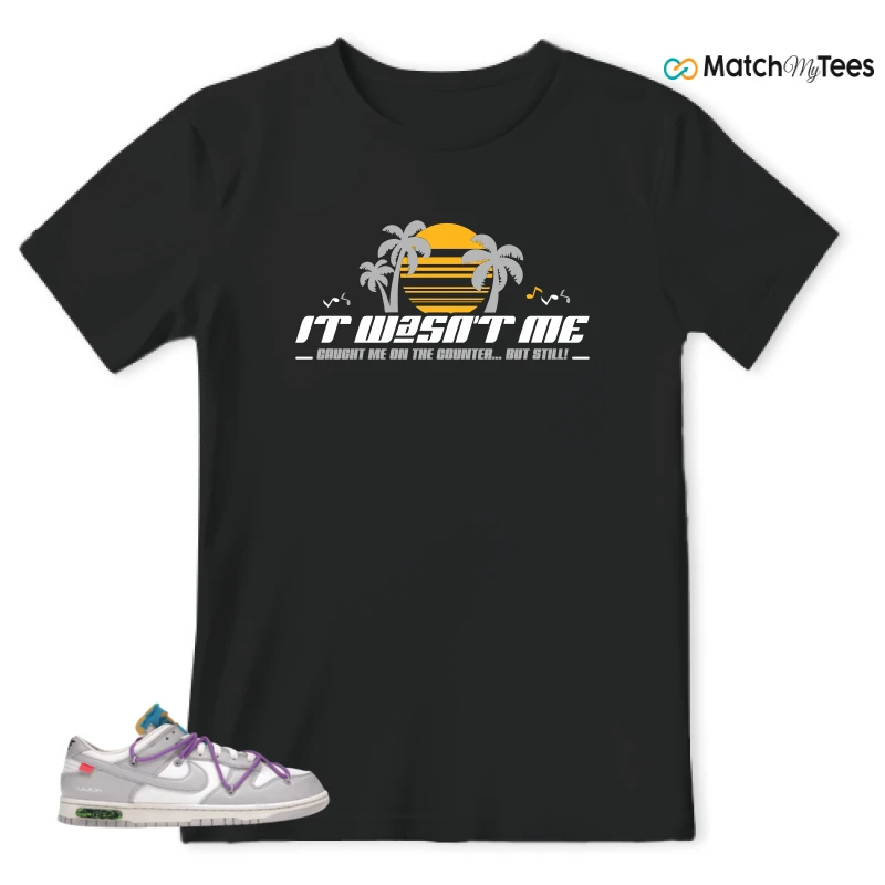 NIKE DUNK LOW OFF-WHITE LOT 47 SNEAKER Matching Tees t-shirt