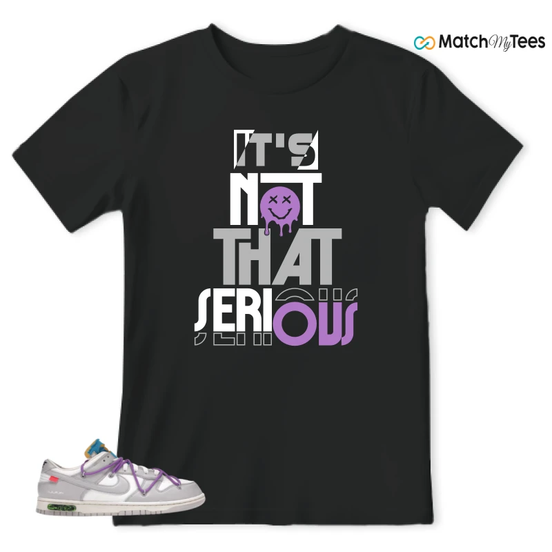 NIKE DUNK LOW OFF-WHITE LOT 47 SNEAKER Matching Tees t-shirt
