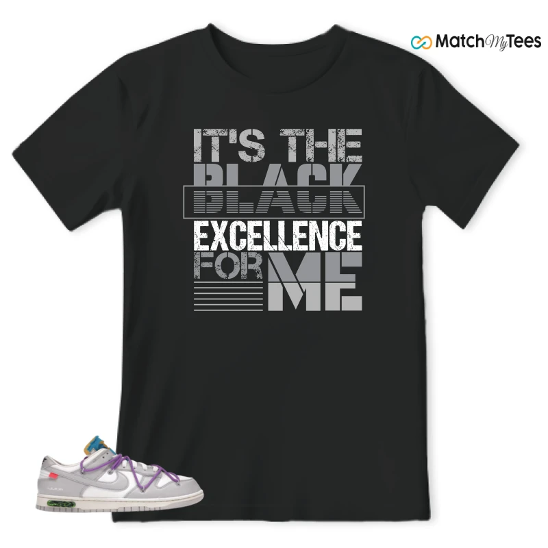 NIKE DUNK LOW OFF-WHITE LOT 47 SNEAKER Matching Tees t-shirt