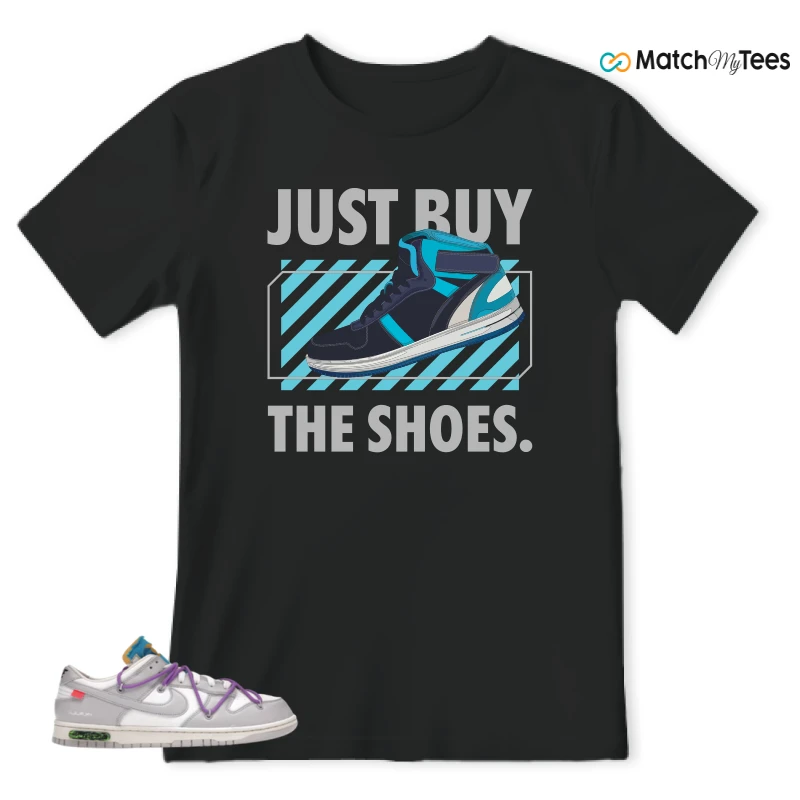 NIKE DUNK LOW OFF-WHITE LOT 47 SNEAKER Matching Tees t-shirt