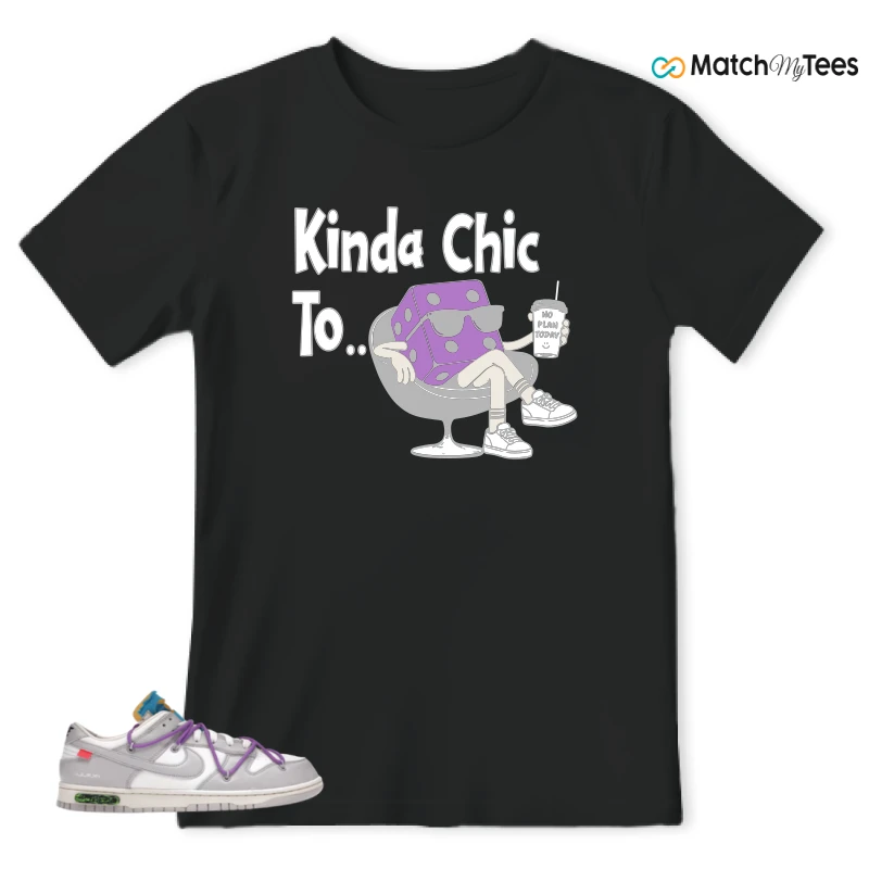 NIKE DUNK LOW OFF-WHITE LOT 47 SNEAKER Matching Tees t-shirt