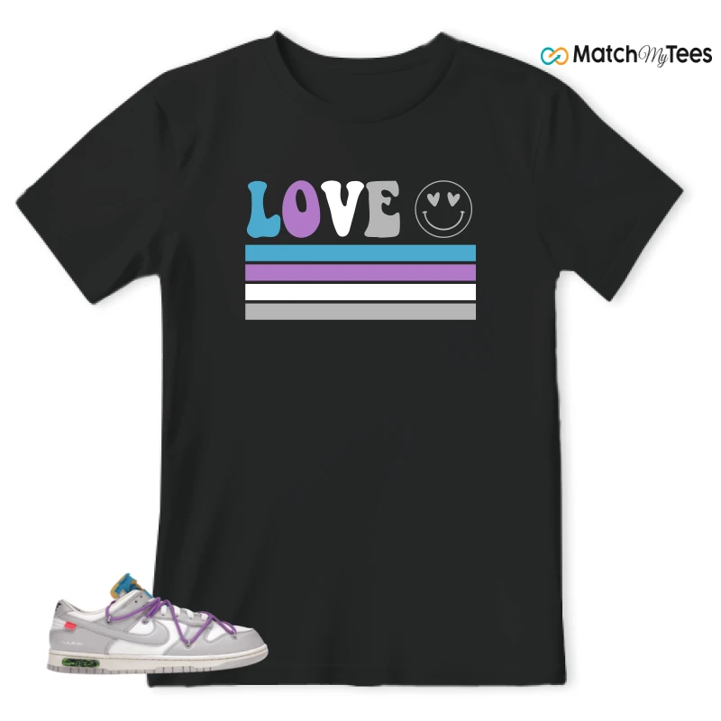 NIKE DUNK LOW OFF-WHITE LOT 47 SNEAKER Matching Tees t-shirt