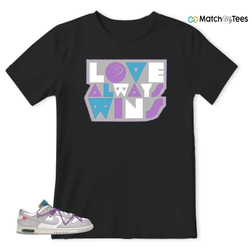 NIKE DUNK LOW OFF-WHITE LOT 47 SNEAKER Matching Tees t-shirt