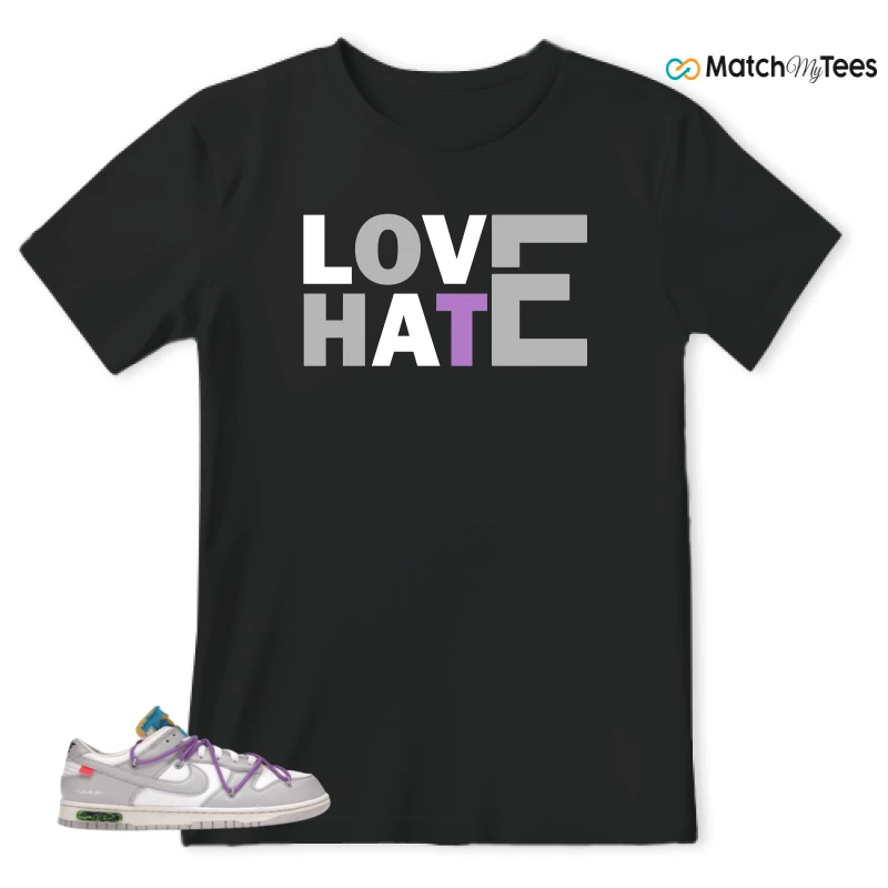 NIKE DUNK LOW OFF-WHITE LOT 47 SNEAKER Matching Tees t-shirt