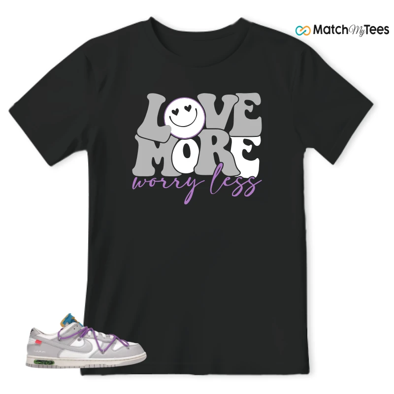 NIKE DUNK LOW OFF-WHITE LOT 47 SNEAKER Matching Tees t-shirt