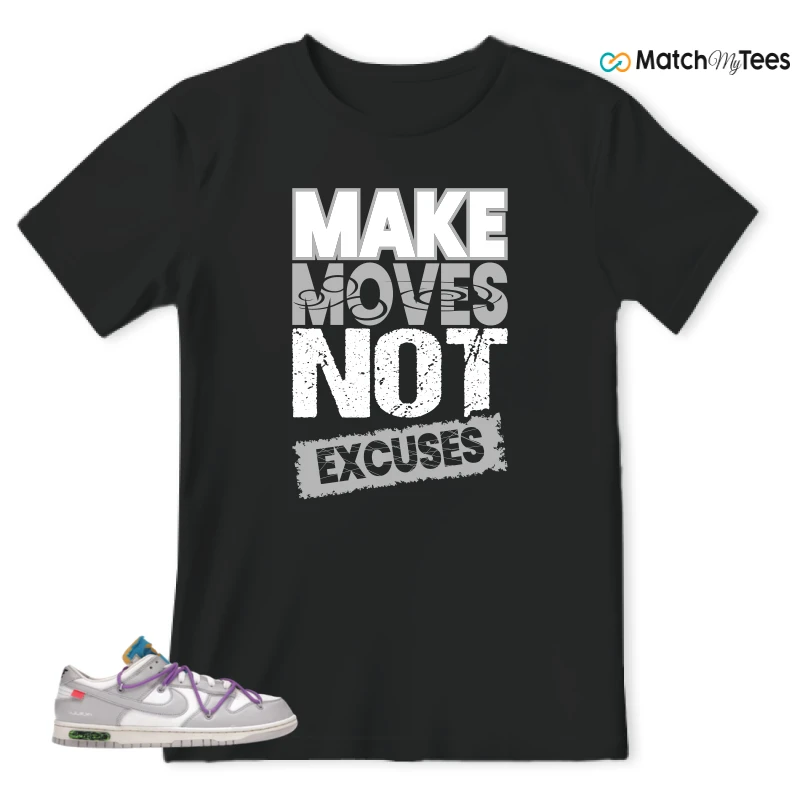 NIKE DUNK LOW OFF-WHITE LOT 47 SNEAKER Matching Tees t-shirt