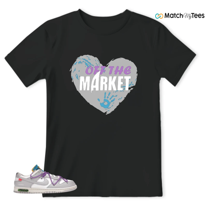 NIKE DUNK LOW OFF-WHITE LOT 47 SNEAKER Matching Tees t-shirt