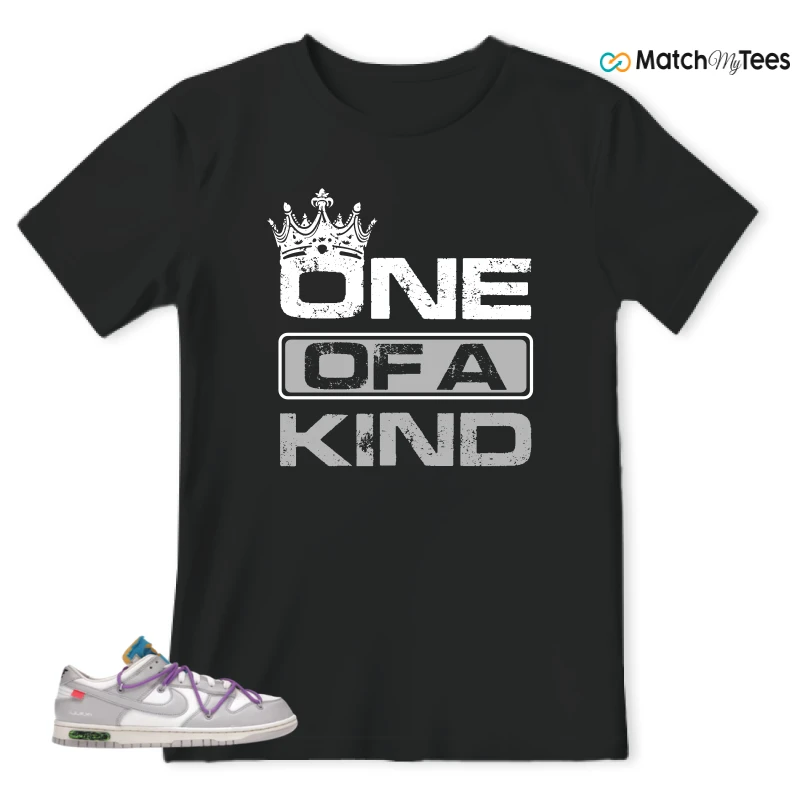 NIKE DUNK LOW OFF-WHITE LOT 47 SNEAKER Matching Tees t-shirt