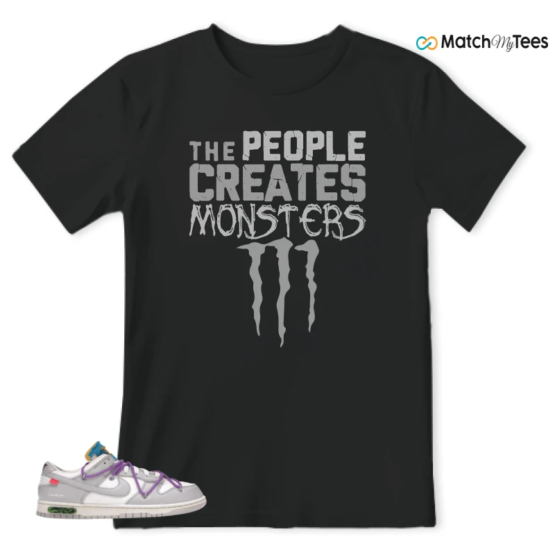 NIKE DUNK LOW OFF-WHITE LOT 47 SNEAKER Matching Tees t-shirt