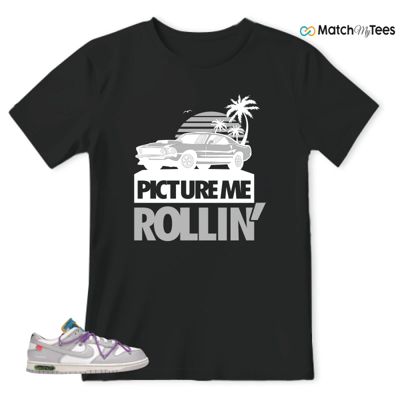 NIKE DUNK LOW OFF-WHITE LOT 47 SNEAKER Matching Tees t-shirt