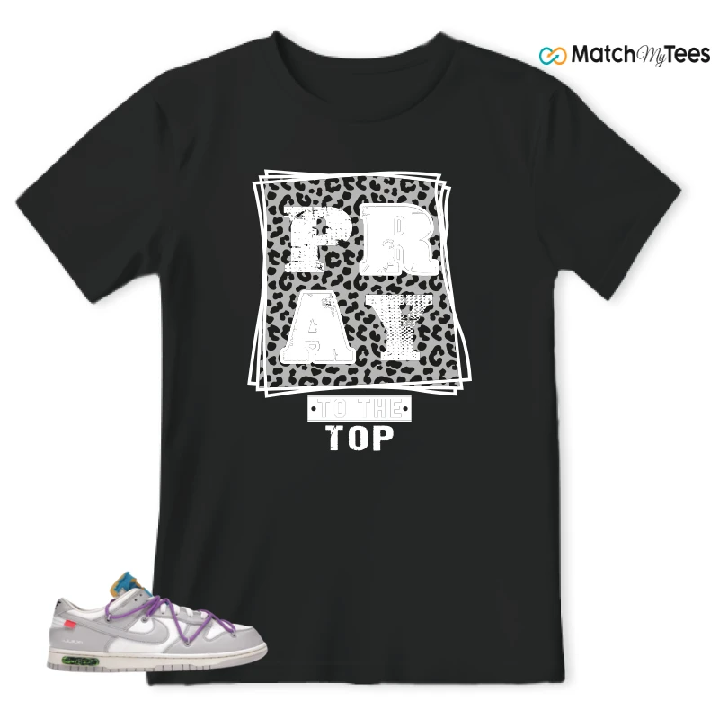 NIKE DUNK LOW OFF-WHITE LOT 47 SNEAKER Matching Tees t-shirt