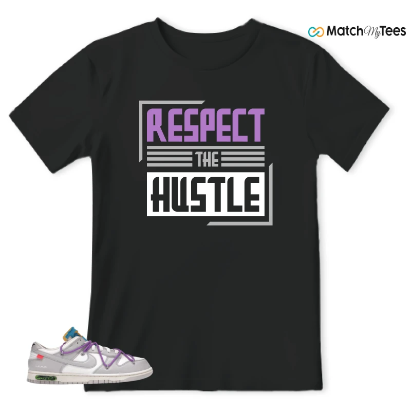 NIKE DUNK LOW OFF-WHITE LOT 47 SNEAKER Matching Tees t-shirt