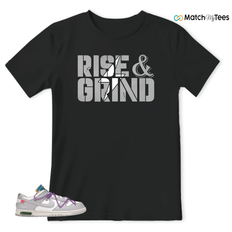 NIKE DUNK LOW OFF-WHITE LOT 47 SNEAKER Matching Tees t-shirt