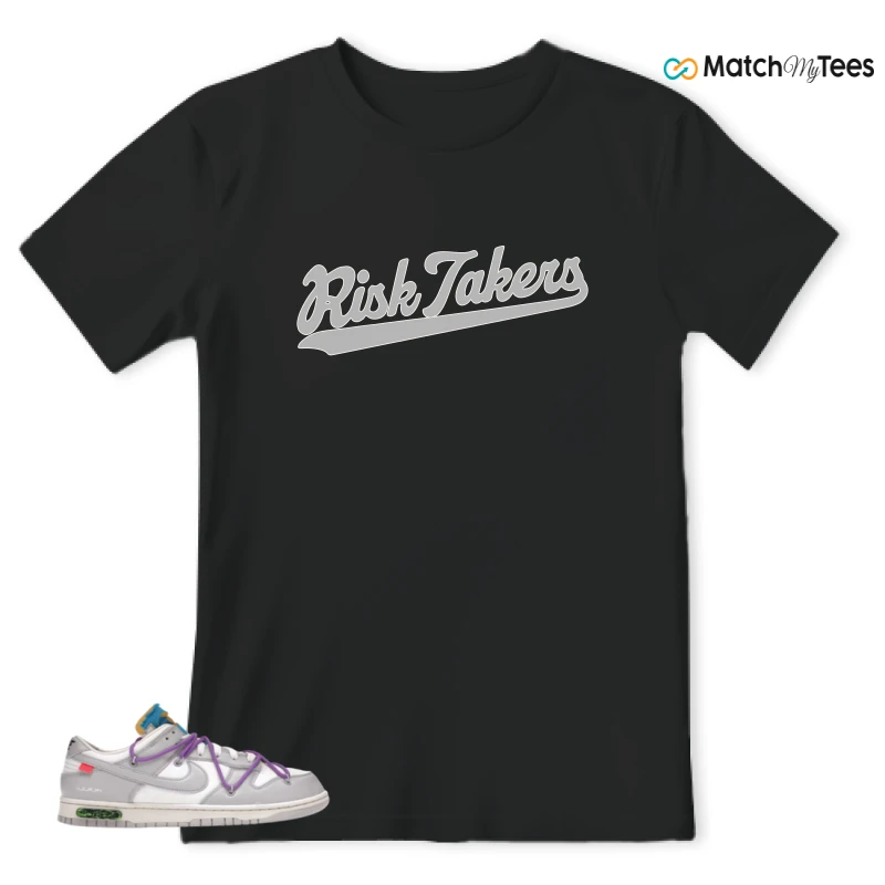 NIKE DUNK LOW OFF-WHITE LOT 47 SNEAKER Matching Tees t-shirt