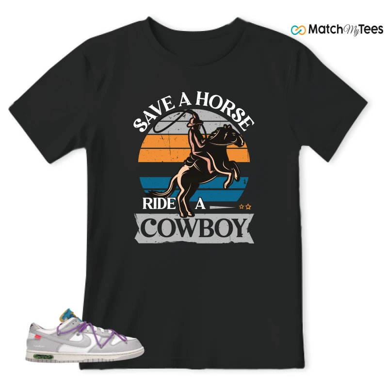 NIKE DUNK LOW OFF-WHITE LOT 47 SNEAKER Matching Tees t-shirt