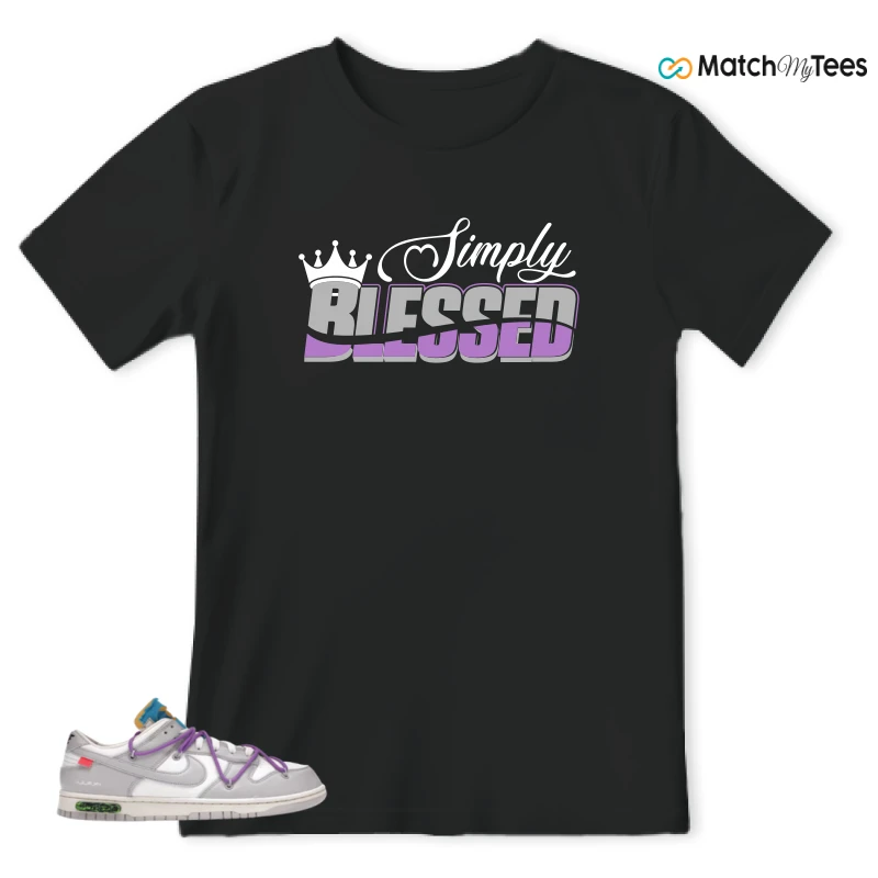 NIKE DUNK LOW OFF-WHITE LOT 47 SNEAKER Matching Tees t-shirt