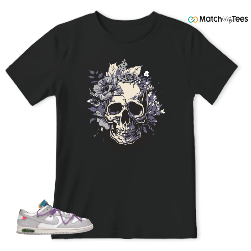 NIKE DUNK LOW OFF-WHITE LOT 47 SNEAKER Matching Tees t-shirt