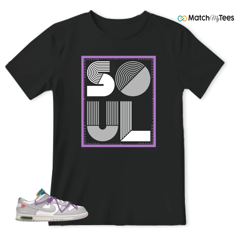 NIKE DUNK LOW OFF-WHITE LOT 47 SNEAKER Matching Tees t-shirt