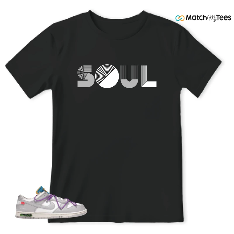 NIKE DUNK LOW OFF-WHITE LOT 47 SNEAKER Matching Tees t-shirt