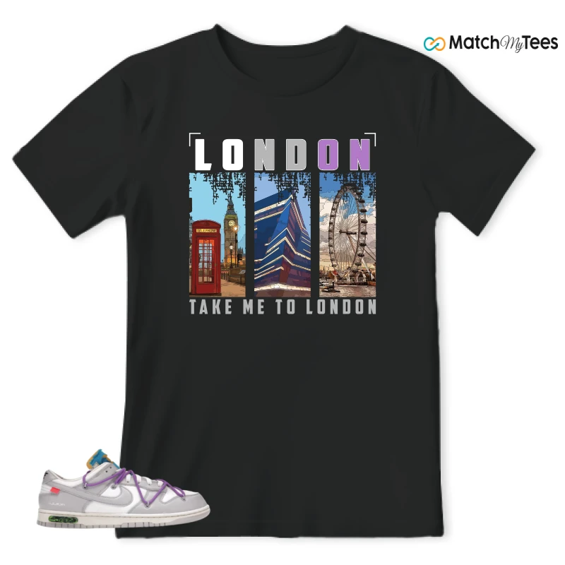 NIKE DUNK LOW OFF-WHITE LOT 47 SNEAKER Matching Tees t-shirt