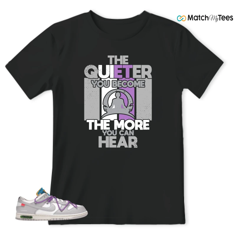 NIKE DUNK LOW OFF-WHITE LOT 47 SNEAKER Matching Tees t-shirt